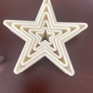 Cookie/pastry cutters Star set of 5 cutters